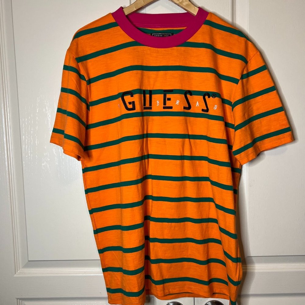 Guess J Balvin Vibras Striped Shirt